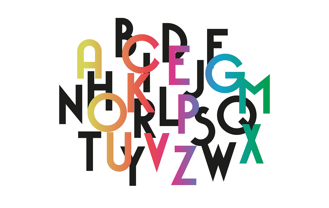 font typo Acme studio Paris Typographie art deco graphisme Typeface identity letters alphabet tipographia poster graphic