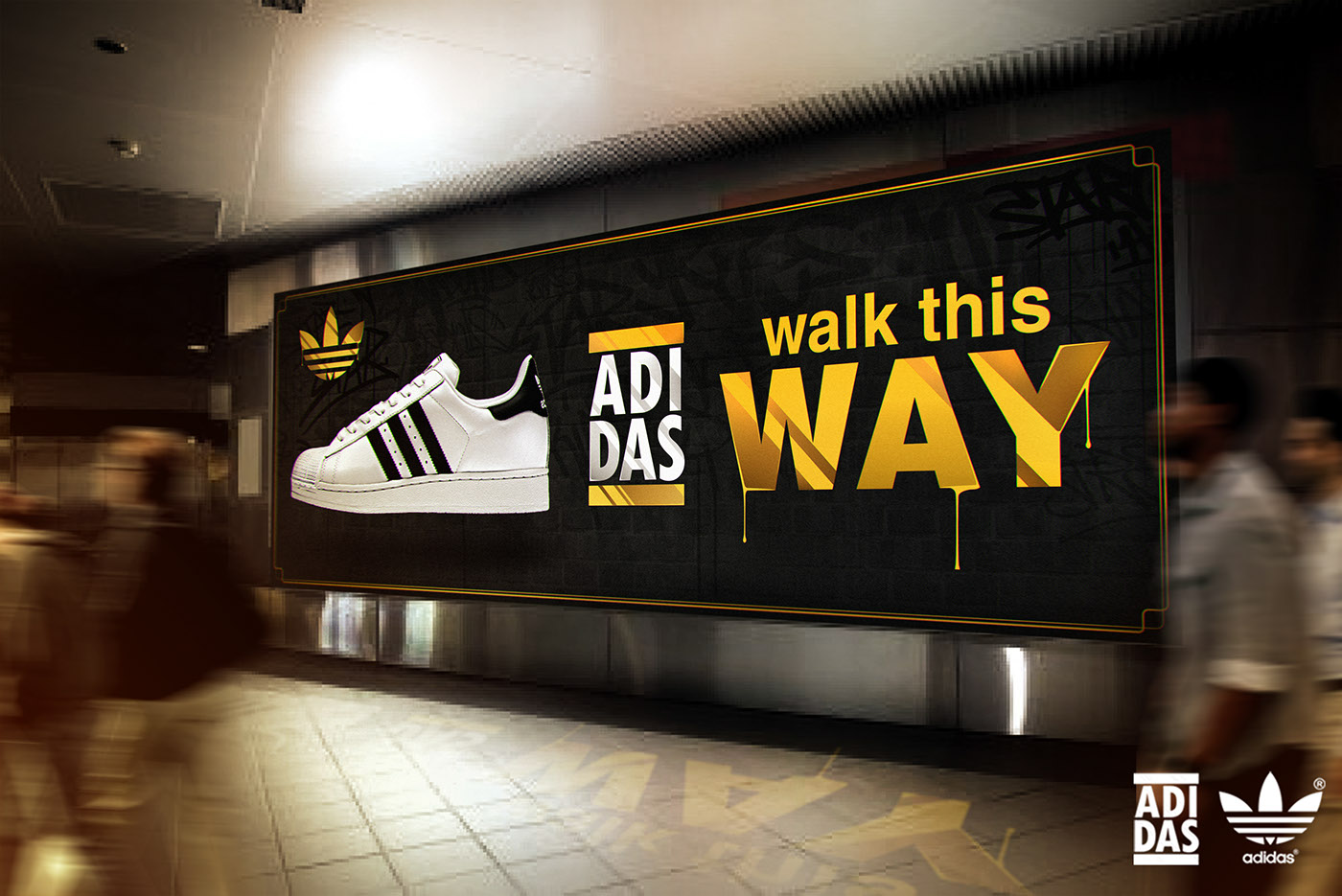 adidas run dmc gold Street shoes hip hop rap Urban Classic logo