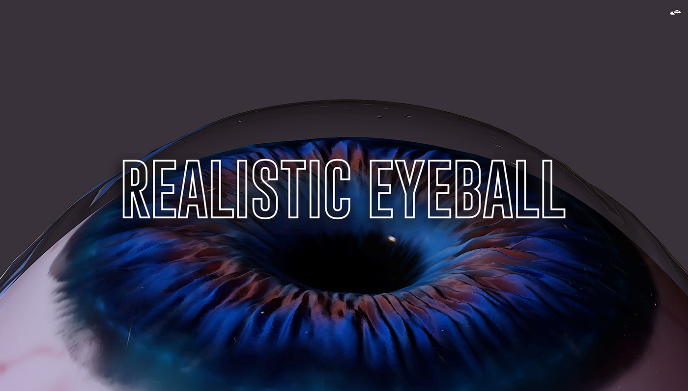 3D 3dasset eyeball realistic