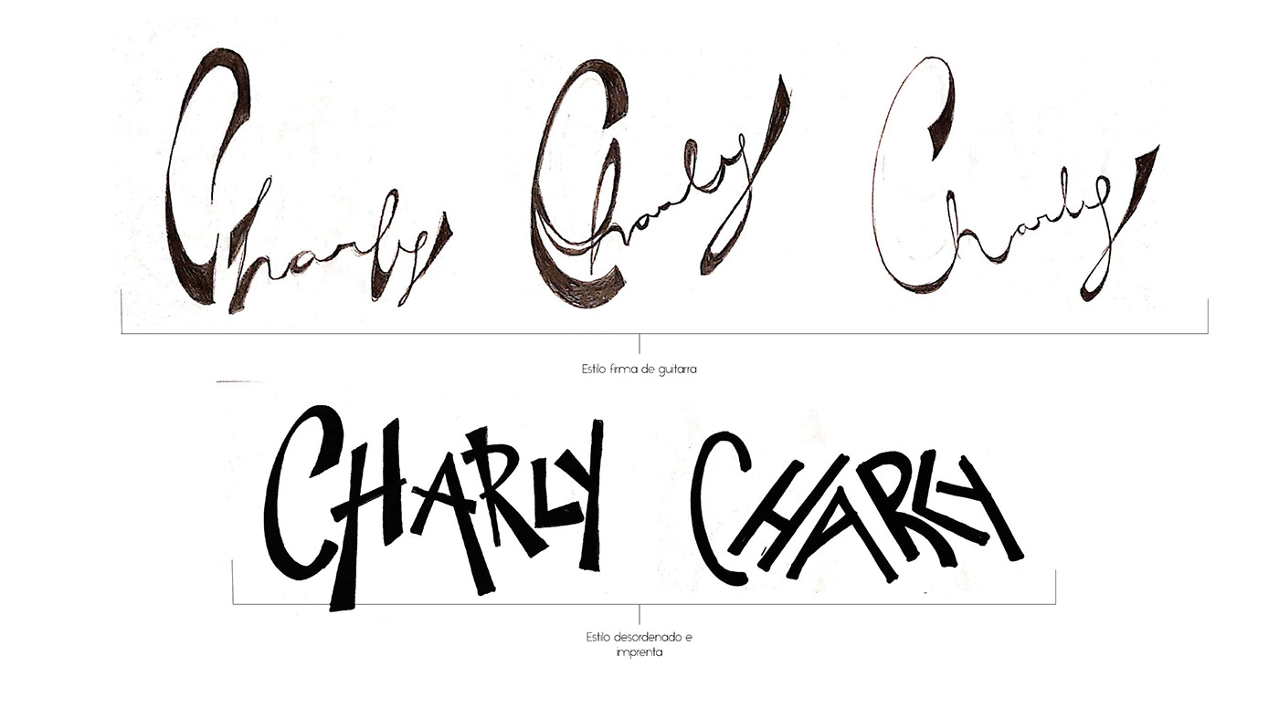 charly garcia design editorial ilustracion ilustration investigation Script tipografia