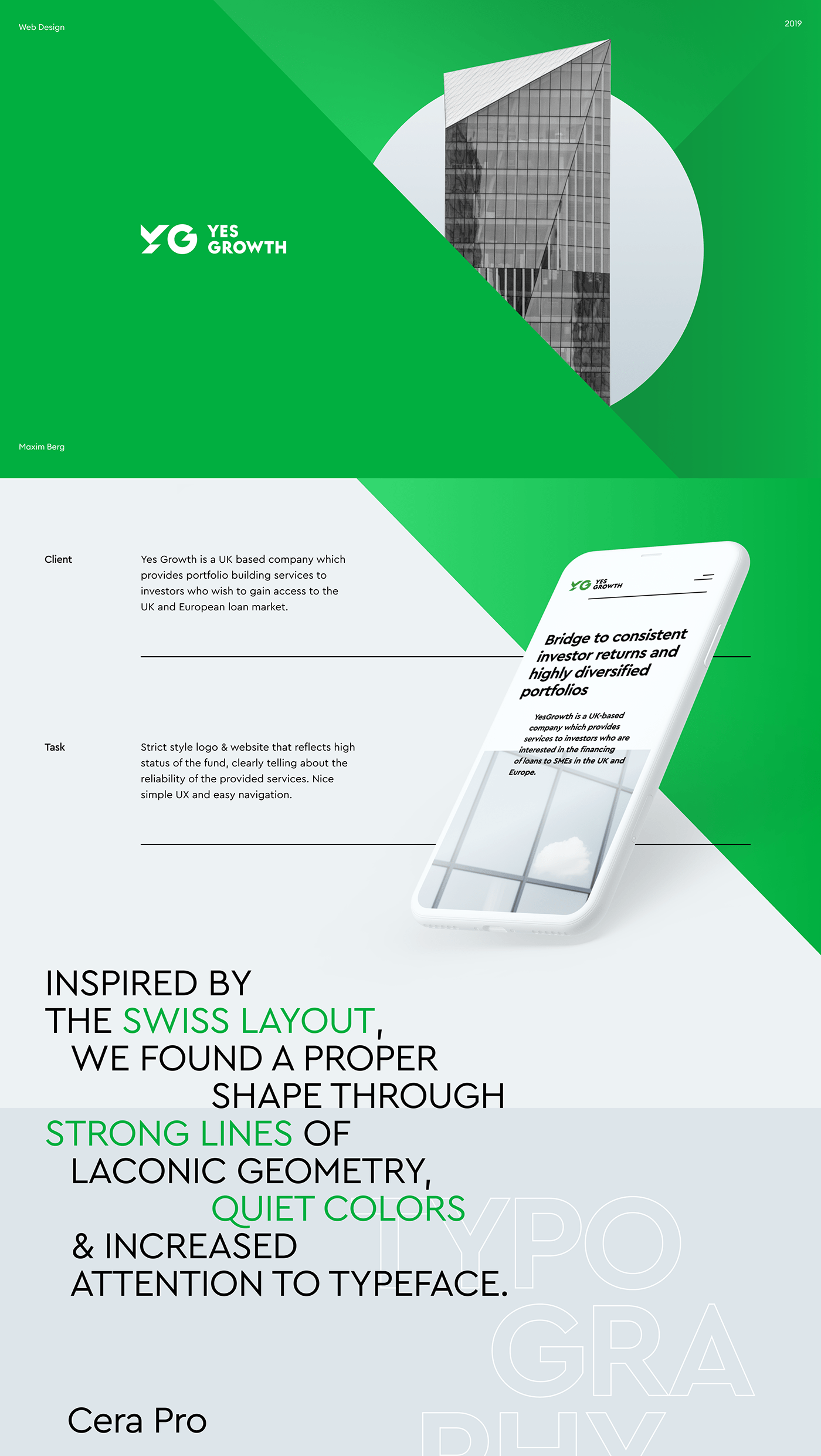Fund Investments growth branding  Web Webdesign business corporate UI ux