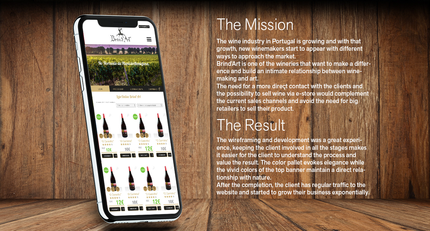 Webdesign ui design e-commerce user experience graphic design  winery wine sketch user interface Portugal