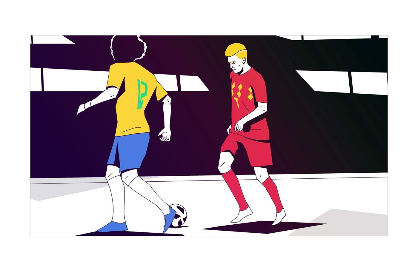 Cel Animation Advertising  ILLUSTRATION  trend design inspiration creative soccer Character