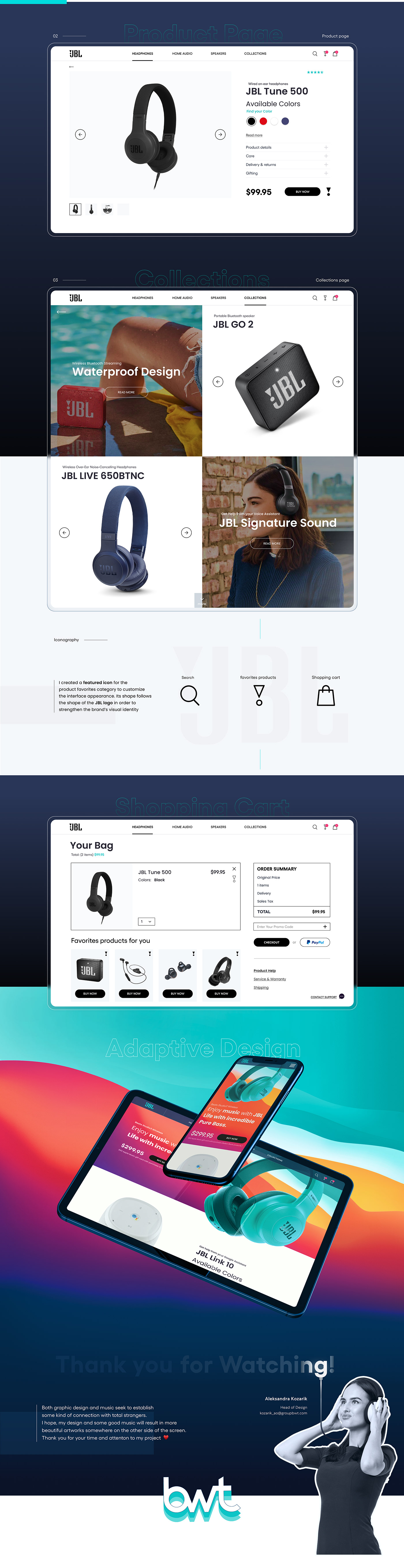 brand redesign e-commerce headphones music Online shop online store store UI/UX Website Website Design