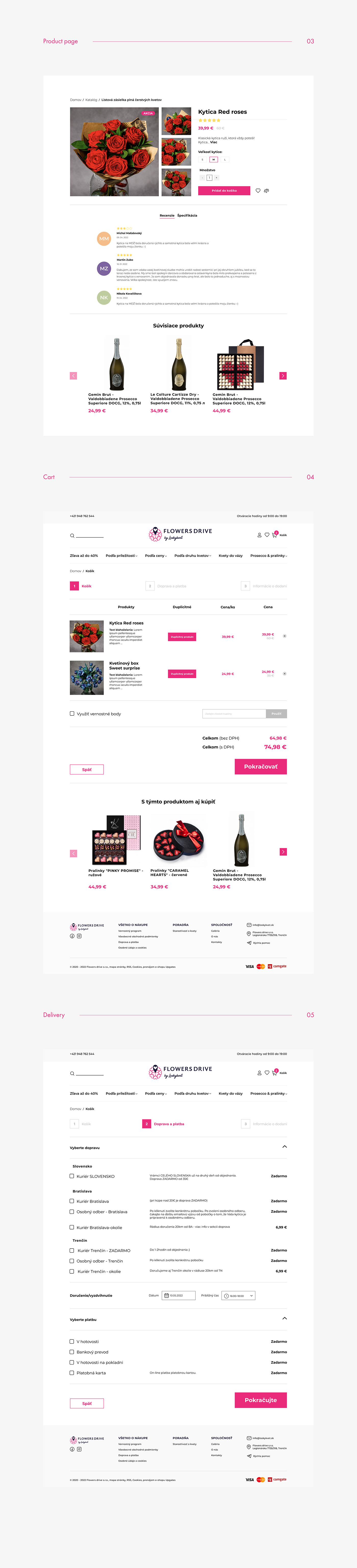 e-commerce Flower Shop Flowers landing page online store Webdesign Website webstore цветочный магазин