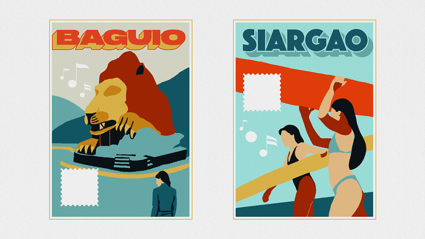 art direction beaches branding fete de la musique identity ILLUSTRATION logo Music Festival philippines typography