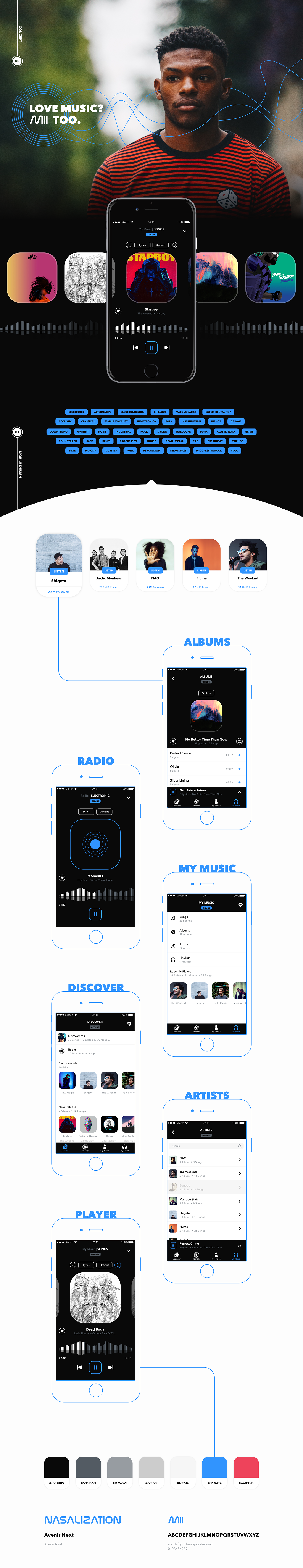 ios app music sound Streaming apple iphone dark spotify soundcloud