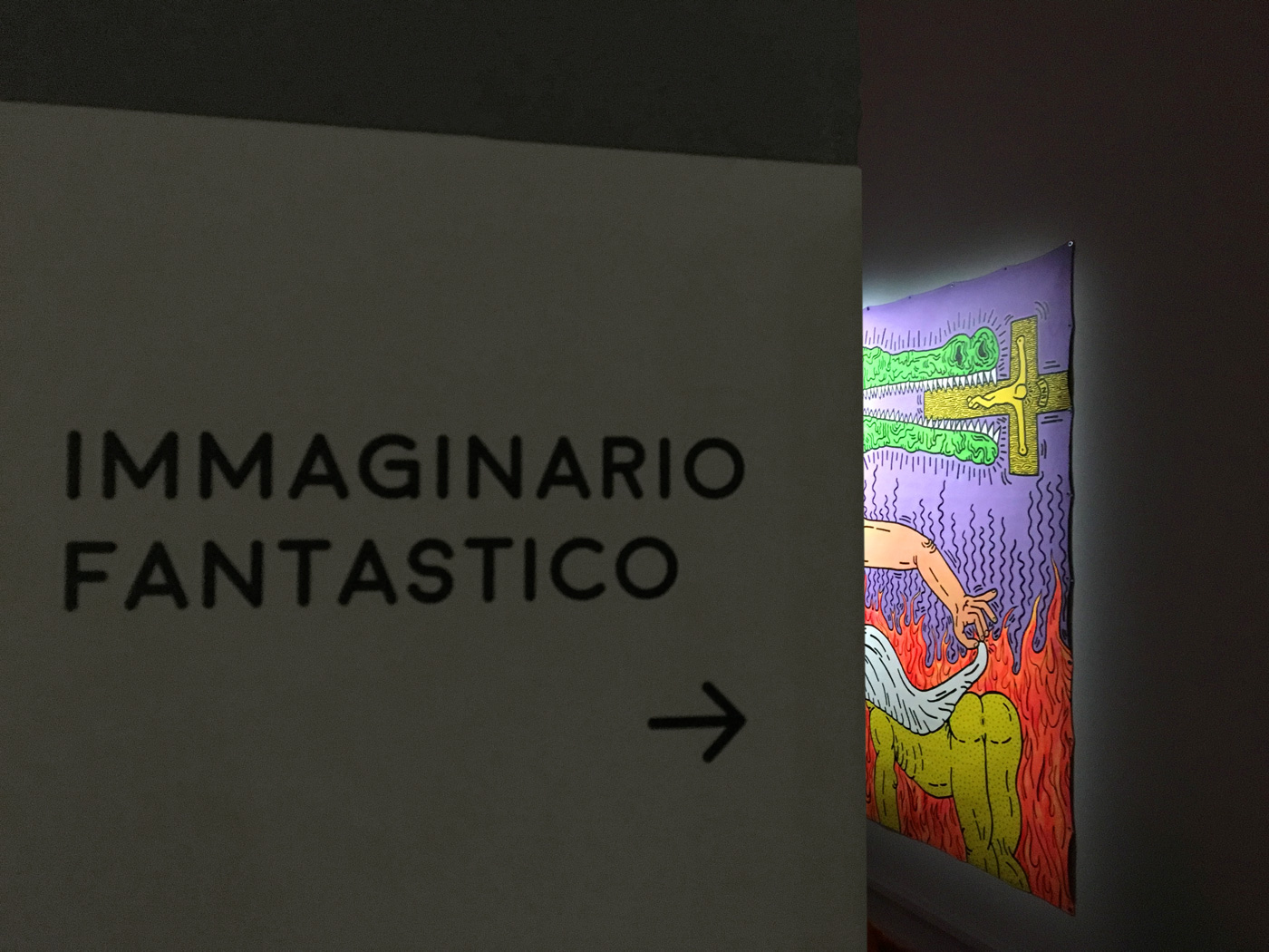 mostra ketih haring exhibit Palazzo Reale milano art exposition museum graphic graphic design 