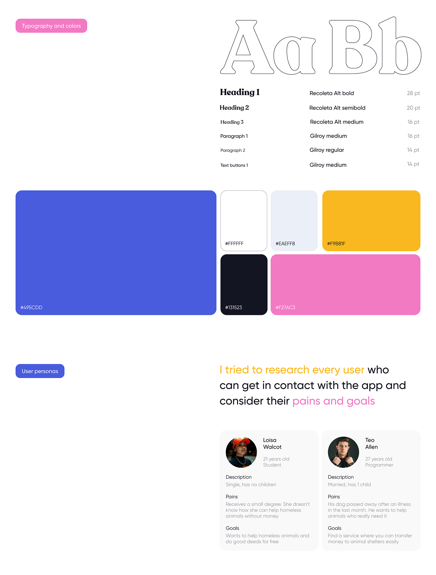 app app design charity color Interface mobile UI ux product design  UI/UX
