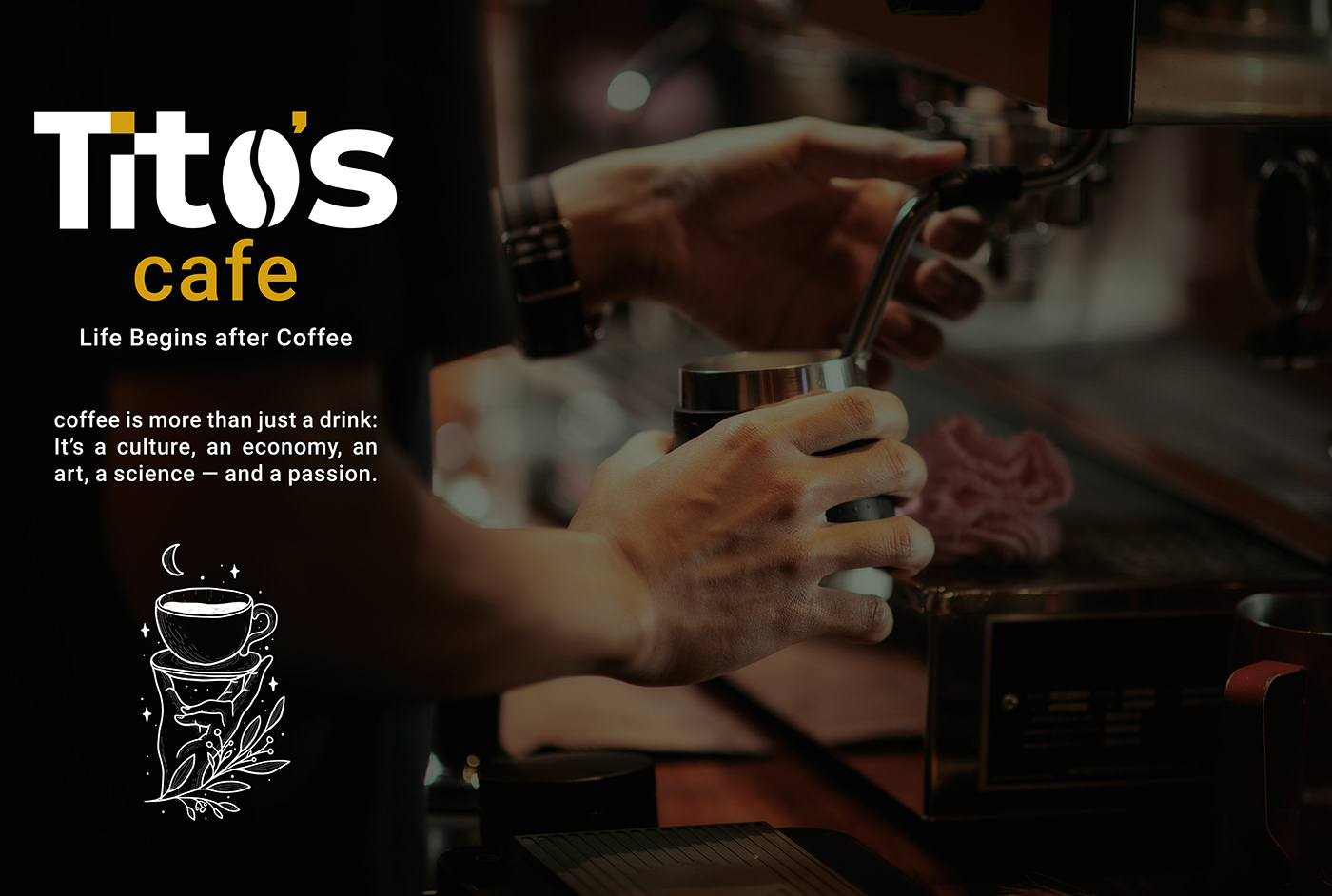 brand cafe Coffee creative Golden Ratio logo Packaging visual identity
