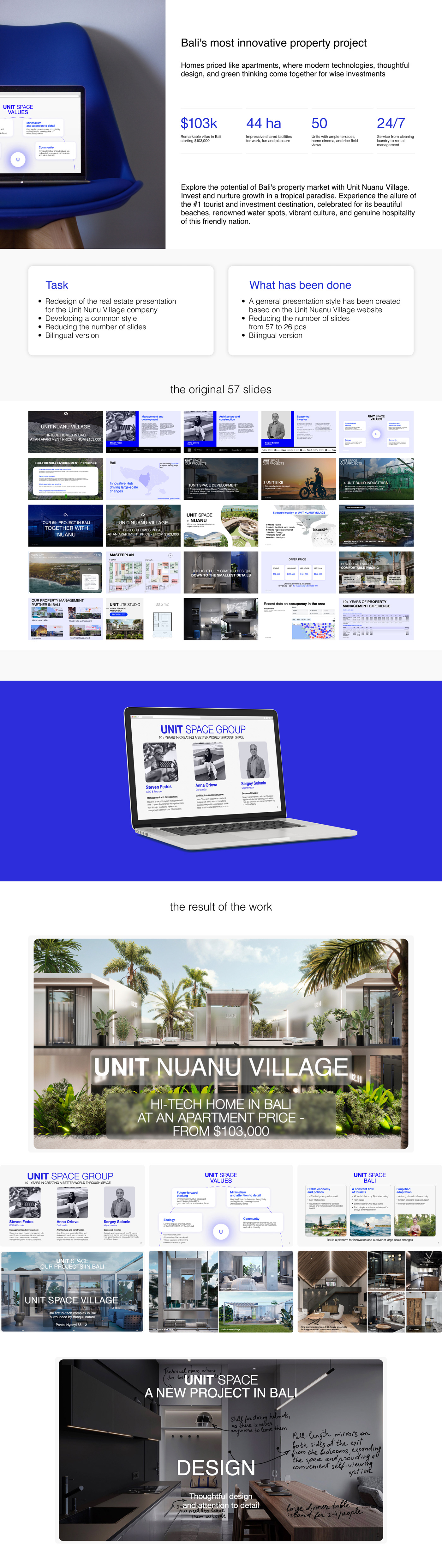 presentation property bali home design Graphic Designer marketing  