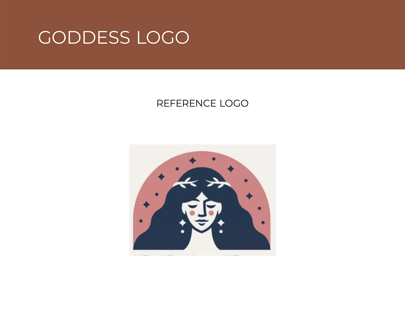 brand cosmetics feminine Icon logo Logo Design Mockup