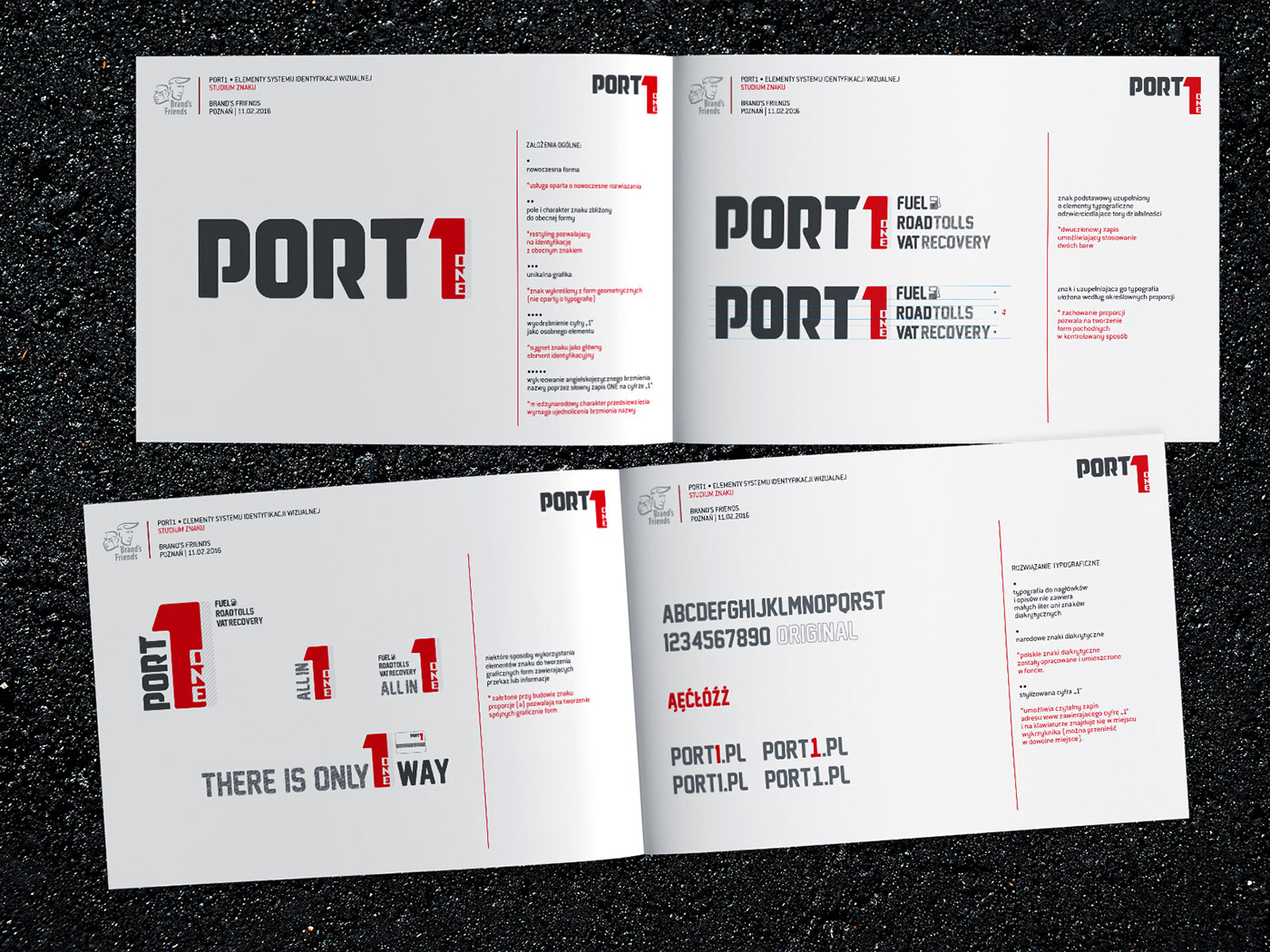 port one portonepolska design visual identification Fuel Cards Transport logistics companies