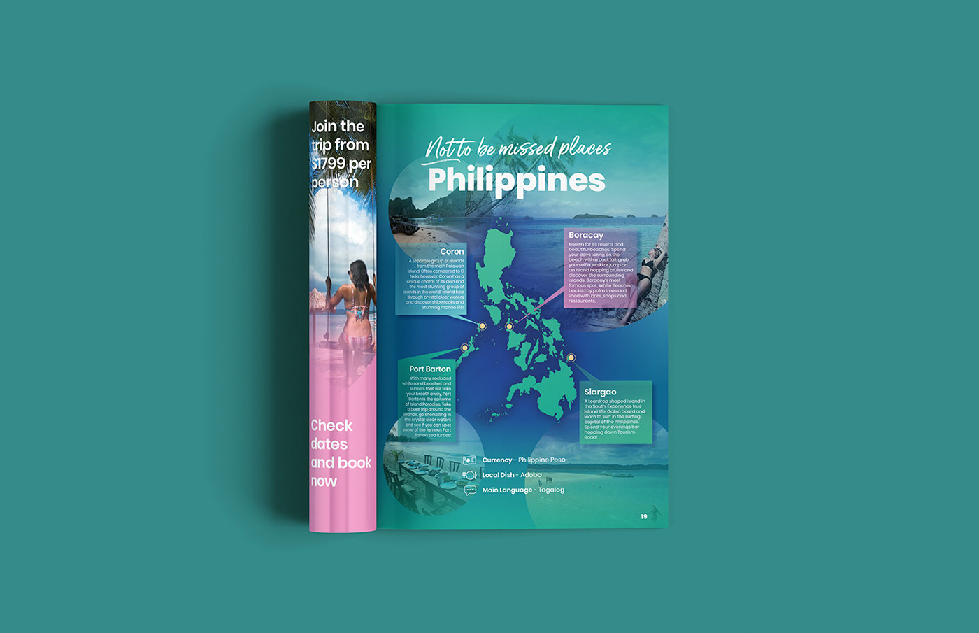 Australia Melbourne philippines tourism Tourism Brochure Travel Travel Brochure travel design travel marketing