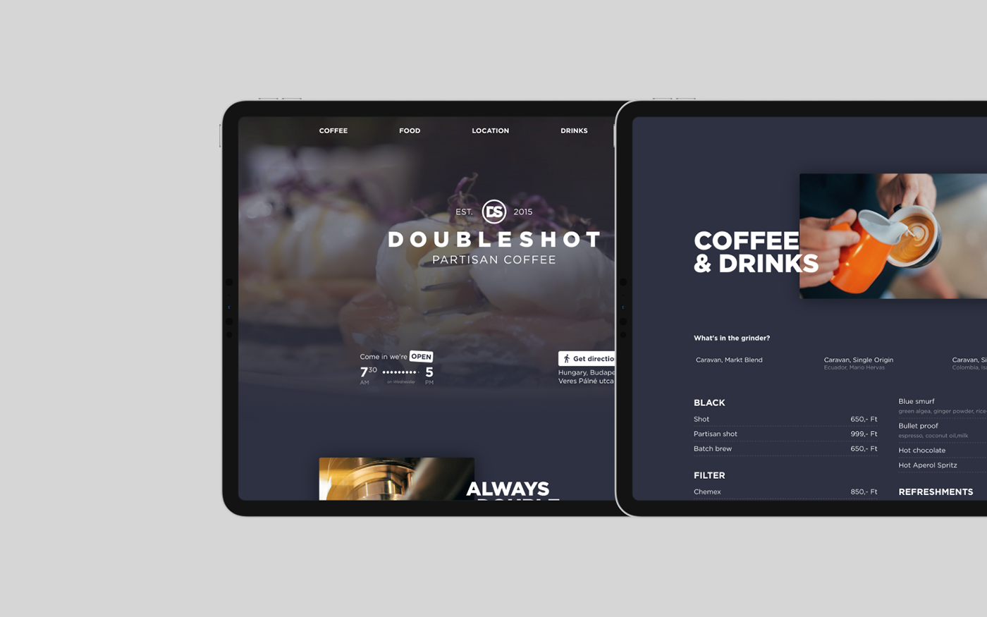 UI ux design Coffee specialty Website mobile Responsive branding 