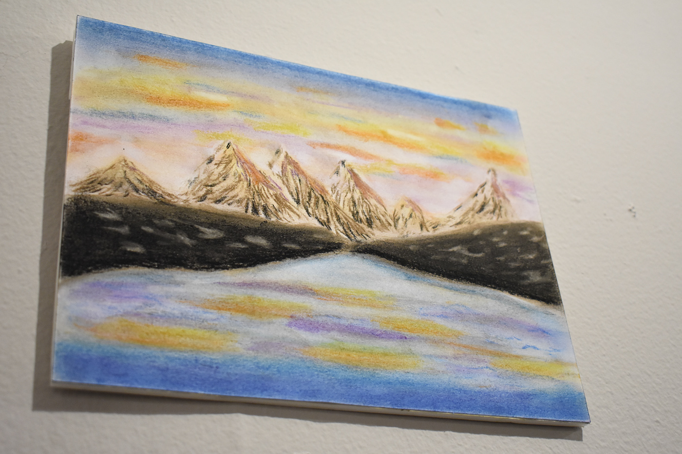 artist ilustração tradicional mountains painting   pastel chalk pastel colors Tradicional art