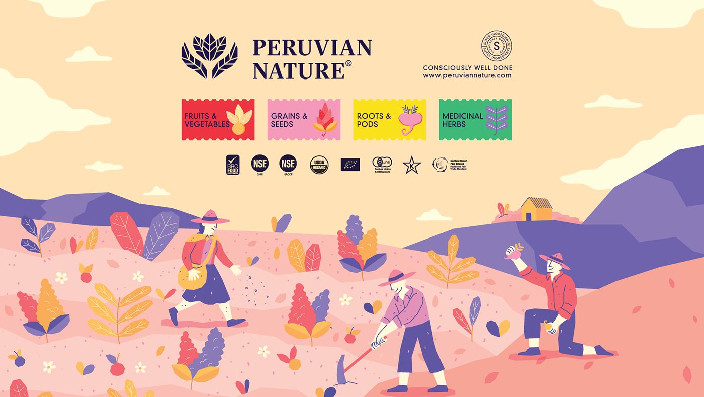 branding  Nature peru peruvian superfoods Web