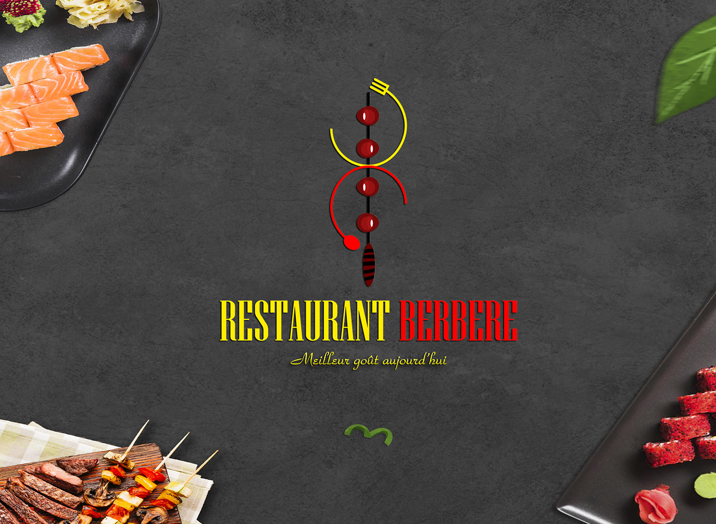 Branding design Logo Design restaurant logo Restaurant Branding Identity Design business card Brand Design Logotype vector adobe illustrator