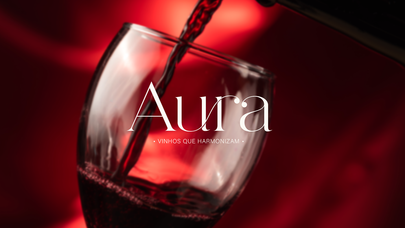identidade visual marca branding  identidade visual marca vinho Aura design gráfico brand identity identidade visual vinho logo bebidas