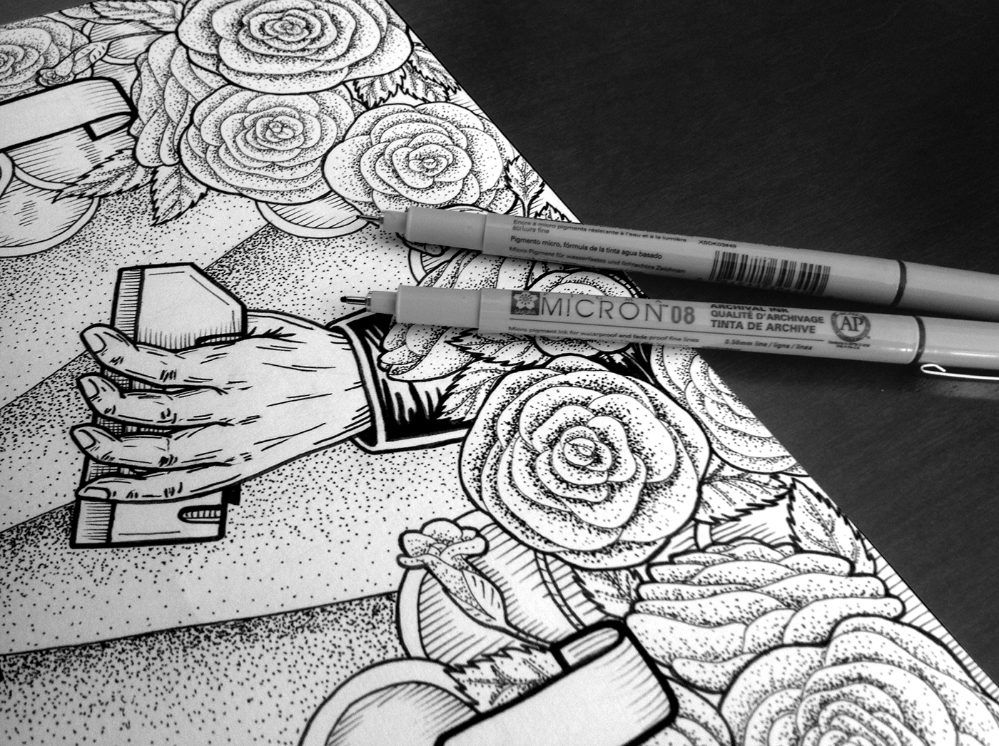 vintage Cinema camara Robin Hood pin-up ecran Editing  napoleon psycho digital painting hand draw director photoshop movie flower