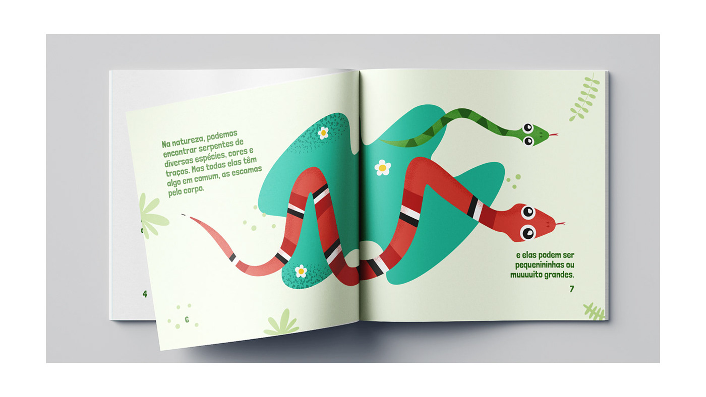 design editorial editorial Ilustração ilustração Digital ilustracion livro infantil serpentes