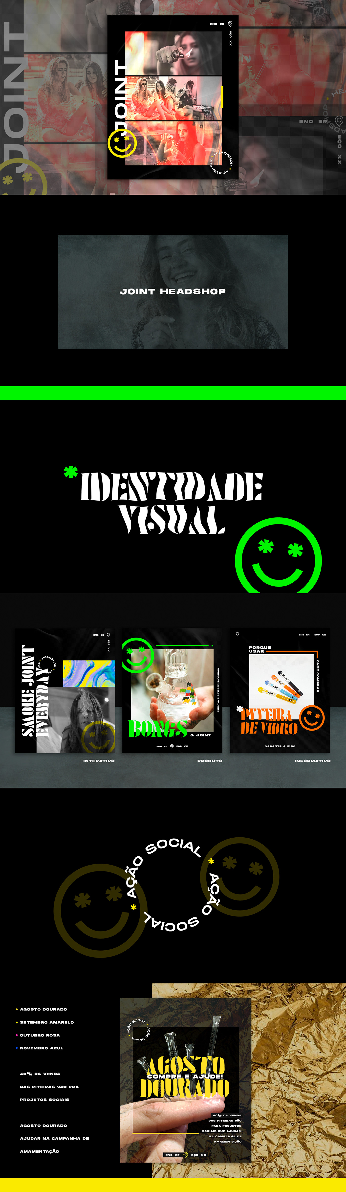design Headshop identidade visual tabacaria