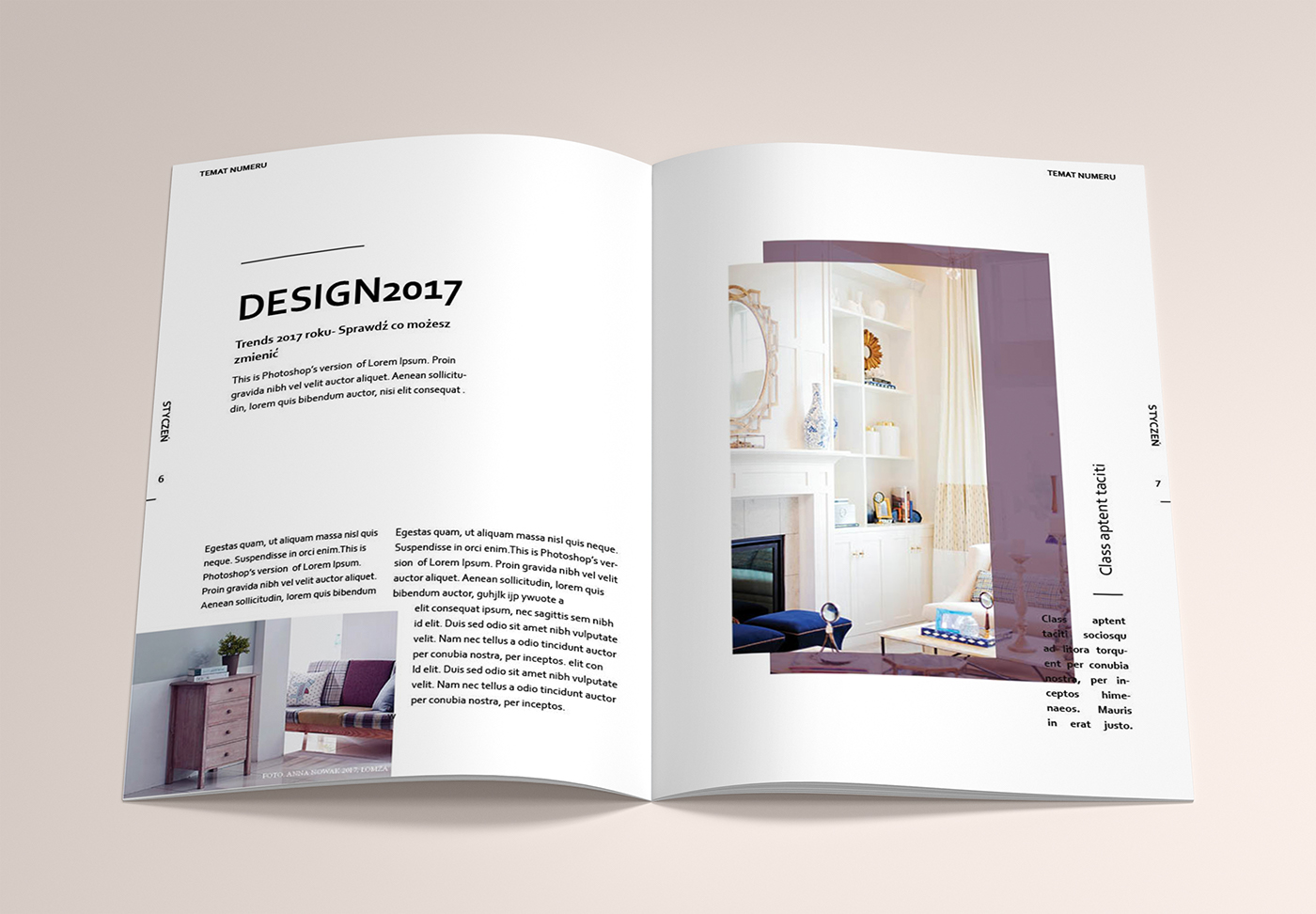 magazine graphic design newspaper print catalog decor