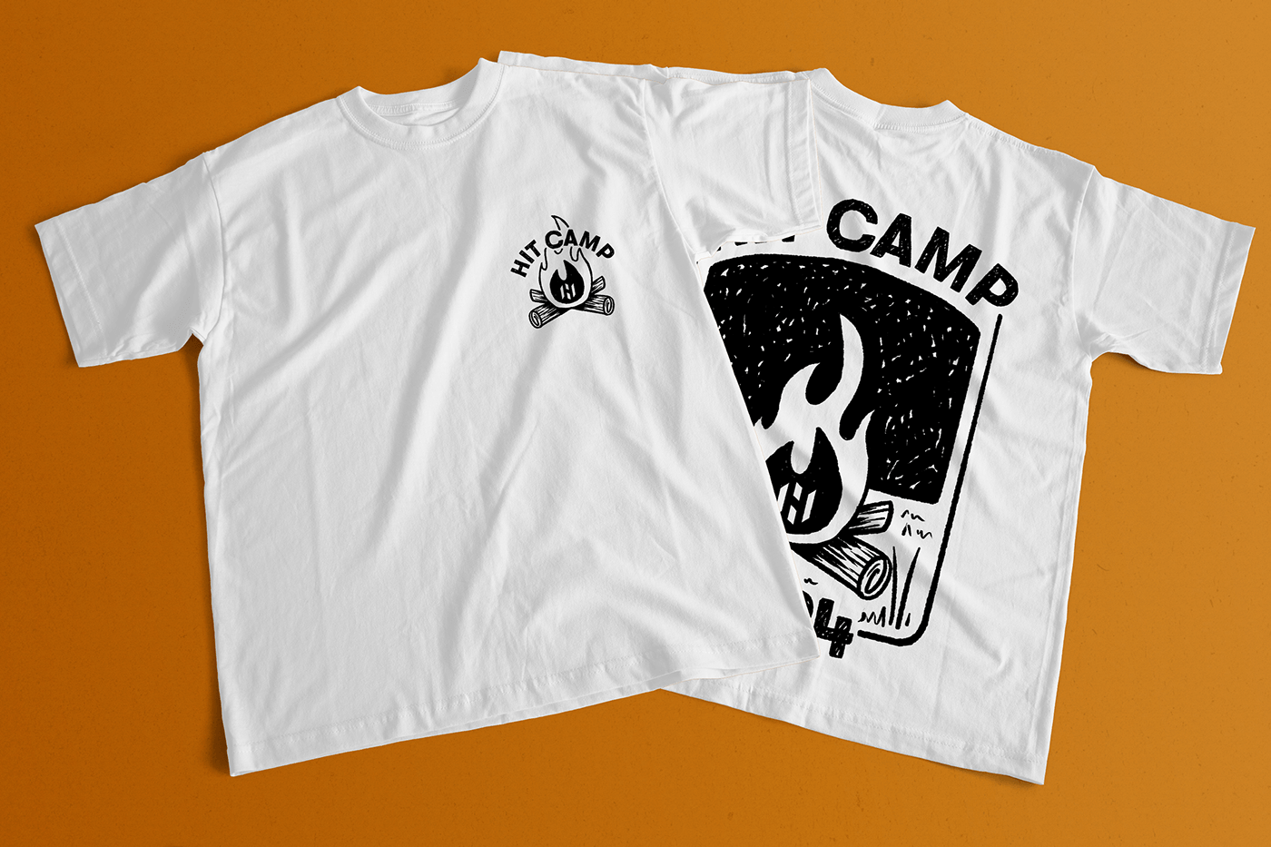 t shirt design remeras camp campamento logo brand identity ILLUSTRATION 