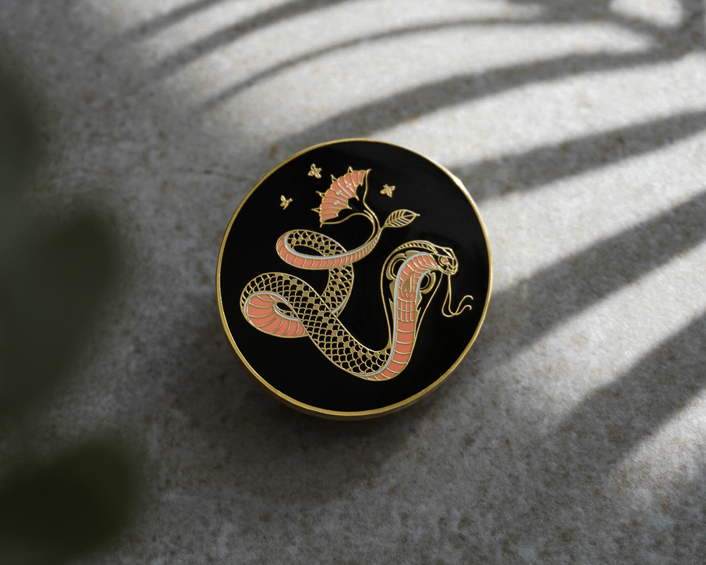 Golden Snake pin by Jared Tuttle