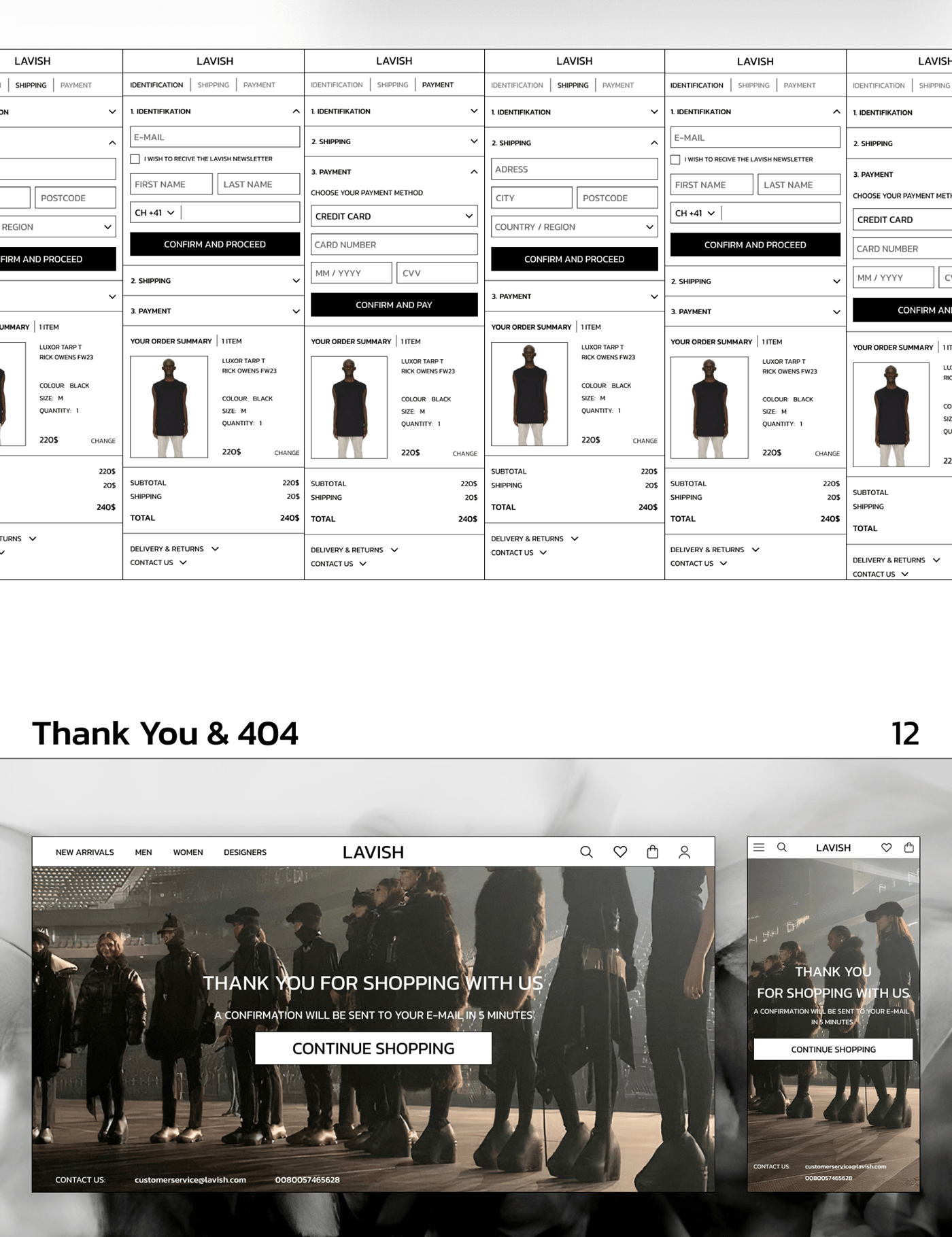 Web Design  UI/UX Website online store e-commerce shop design Fashion  Website Design Figma