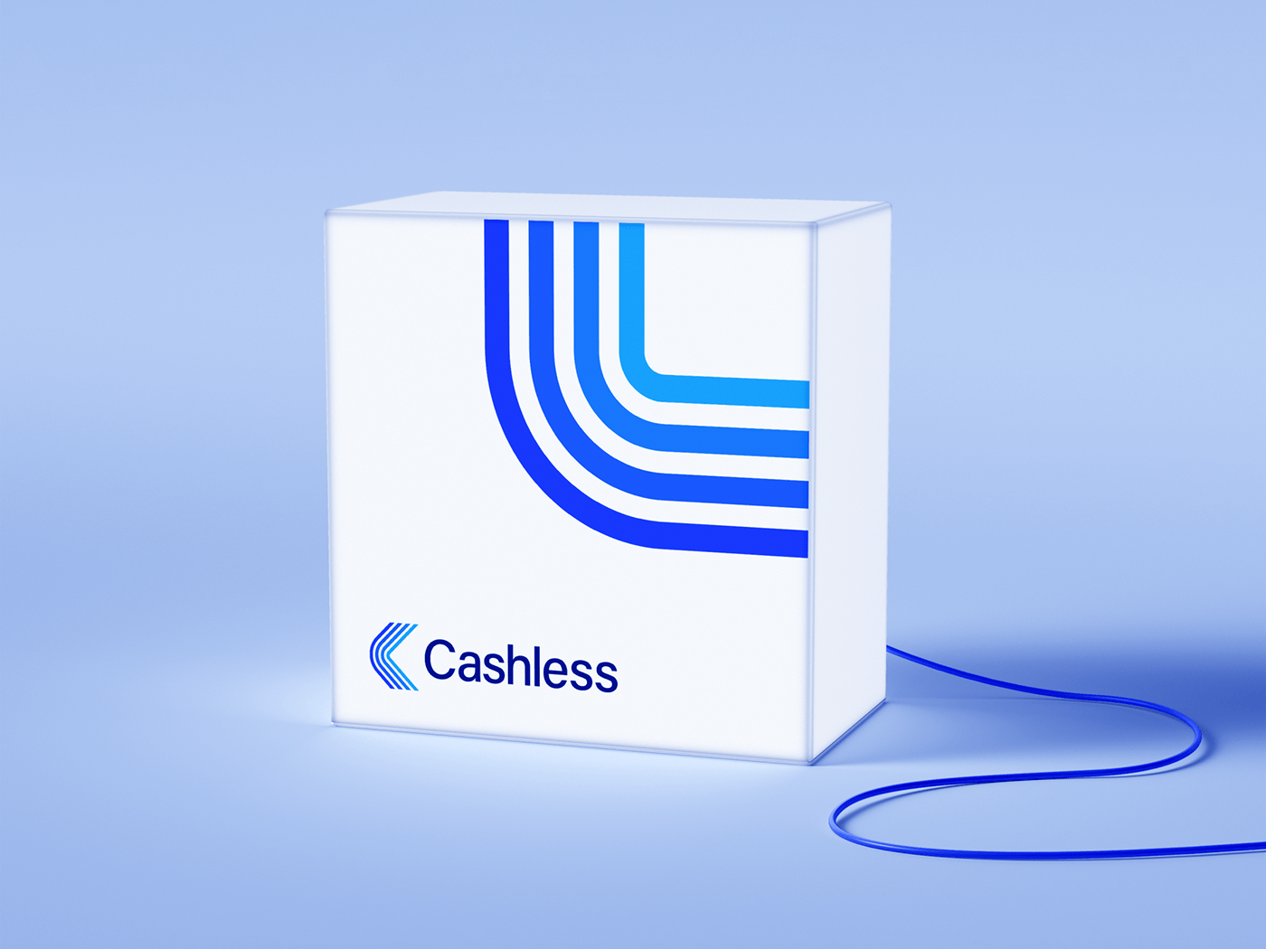 Cashless Acrylic Lightbox