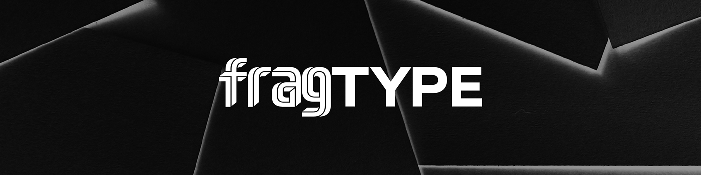Display font foundry fragtype free graphic poster titles type design typography  