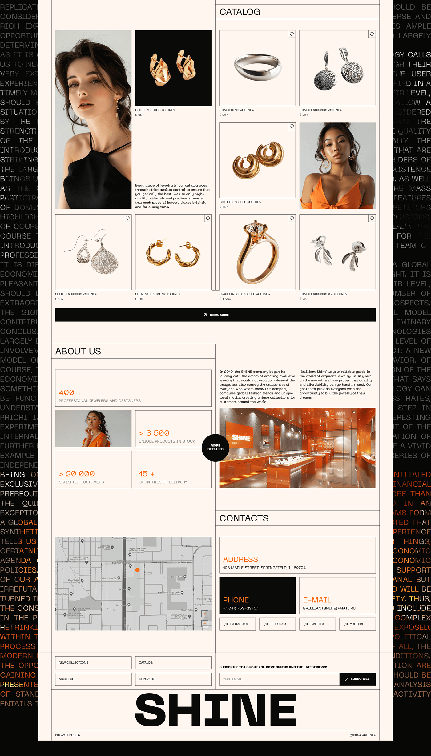 design Web Design  UI/UX Figma designer user interface Website online store e-commerce fashion design
