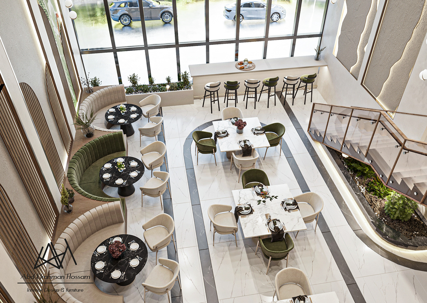 hotel restaurant RESORT HOTEL architecture commercial commercial design restaurant interior corona 3ds max bar