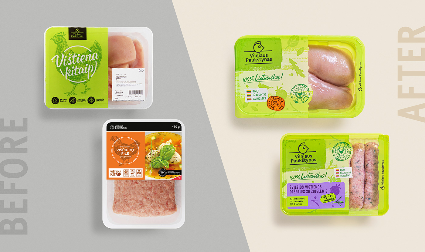 brand identity branding  Food Packaging meat package Packaging packagingdesign Poultry Packaging typography  