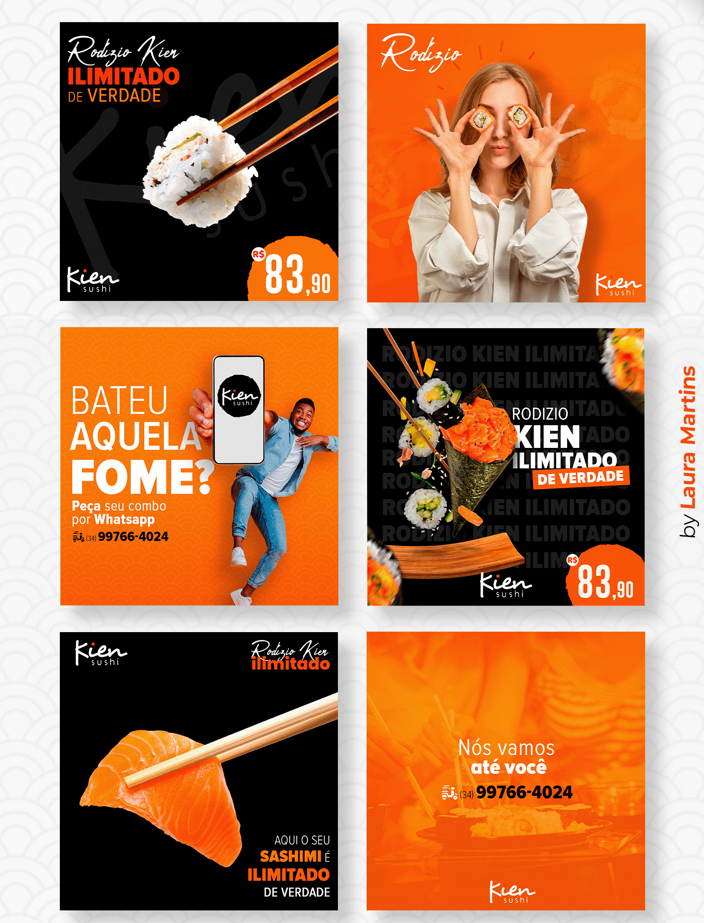 comida designgraphic diseño gráfico Food  marketing   post publicidad social media Social media post Sushi
