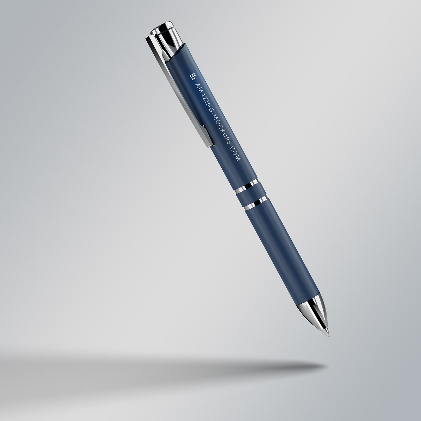 ballpoint blue elegant minimal Mockup mockups pen