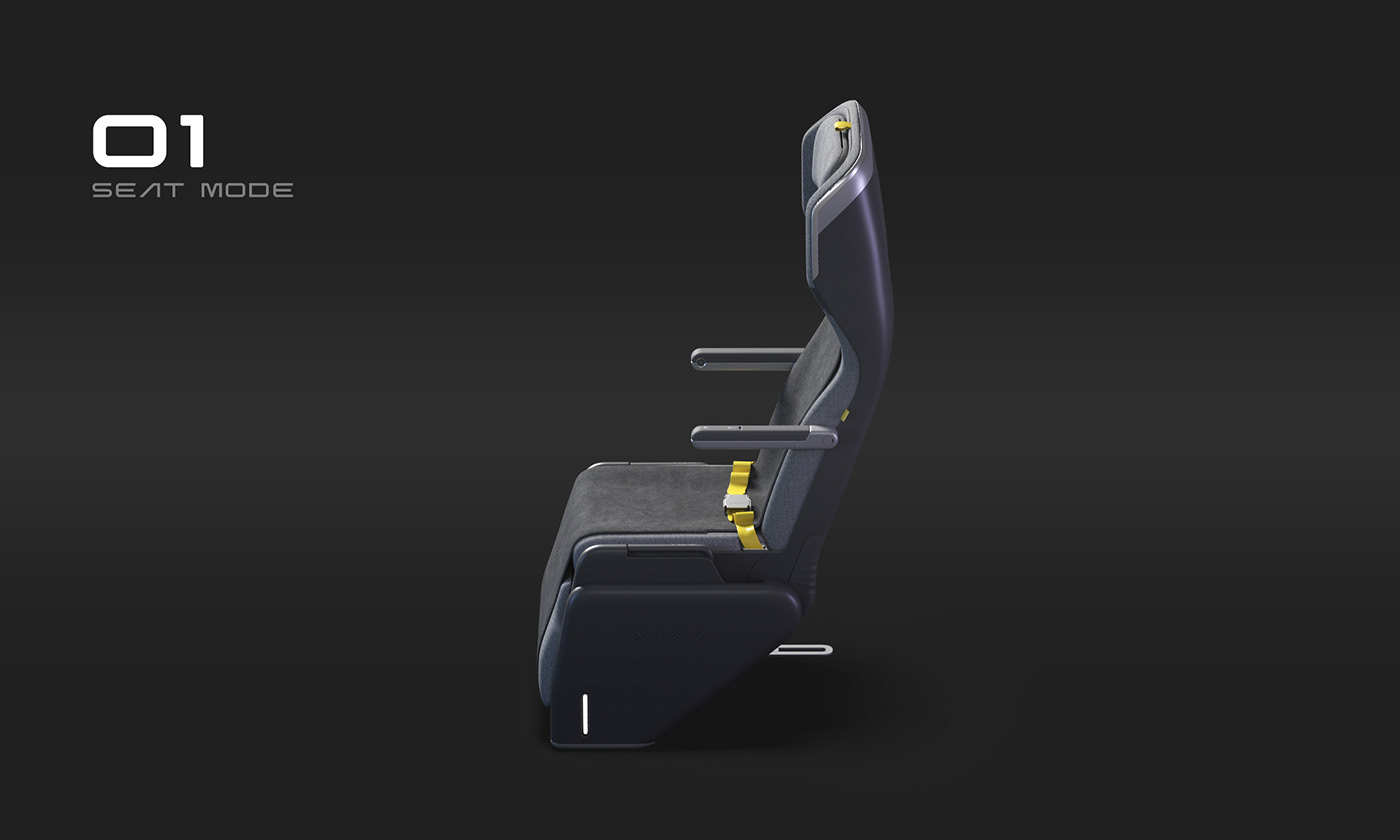 3d modeling 3d rednering Airline Design industrial design  product design  seat design visualization