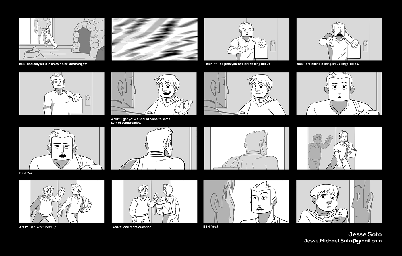 storyboard story Board Drawing  cartoon animation  previs Film   comic