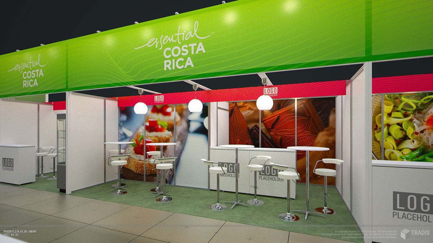 Exhibition  Trade Show booth Display design simple