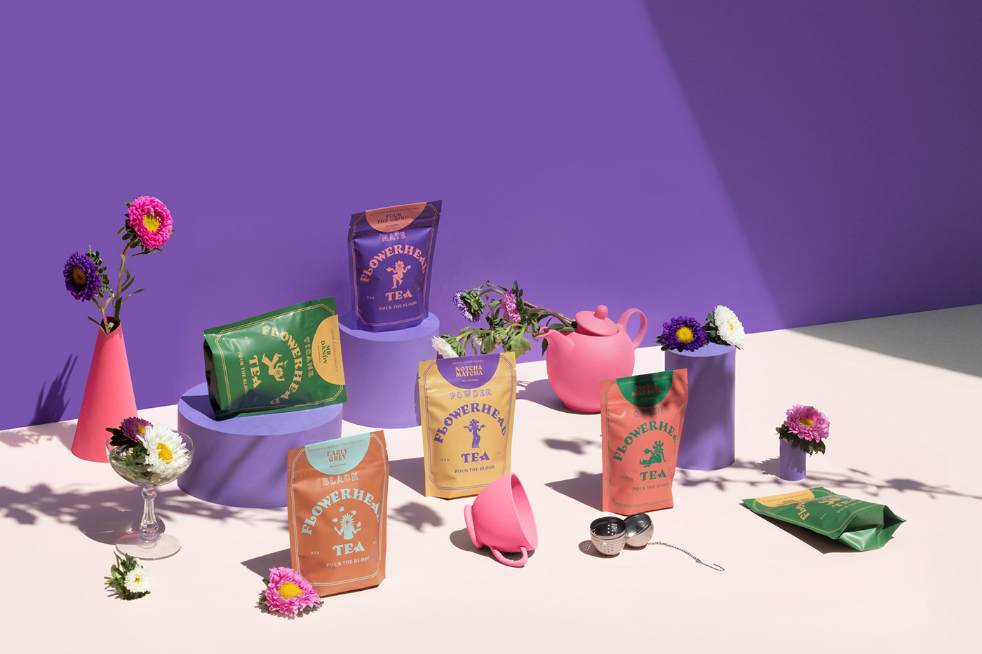 branding  floral flower flowerhead storytelling   tea tea company toro pinto california tea tea branding