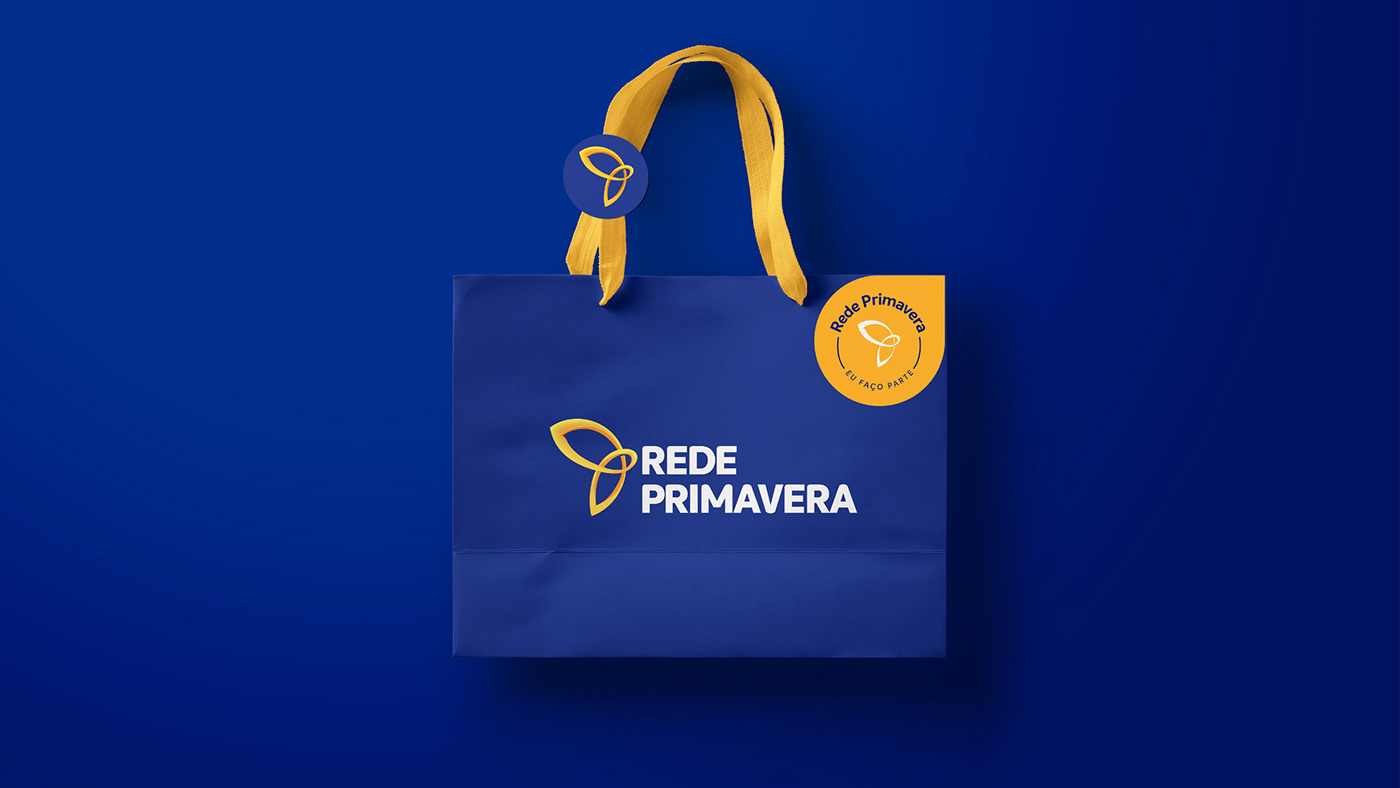 brand brand identity Logo Design logos Logotype Rede Primavera redesign visual identity branding 