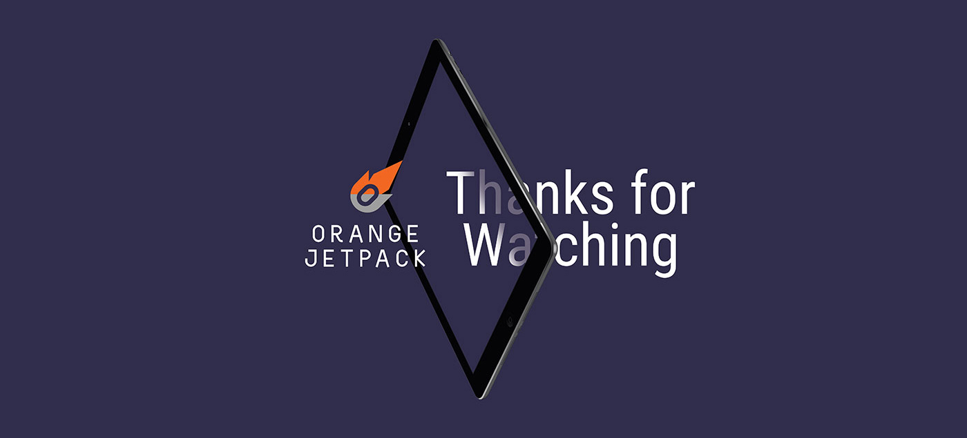 orange jetpack Website development studioaio flame Jet rocket launch navy Kuwait