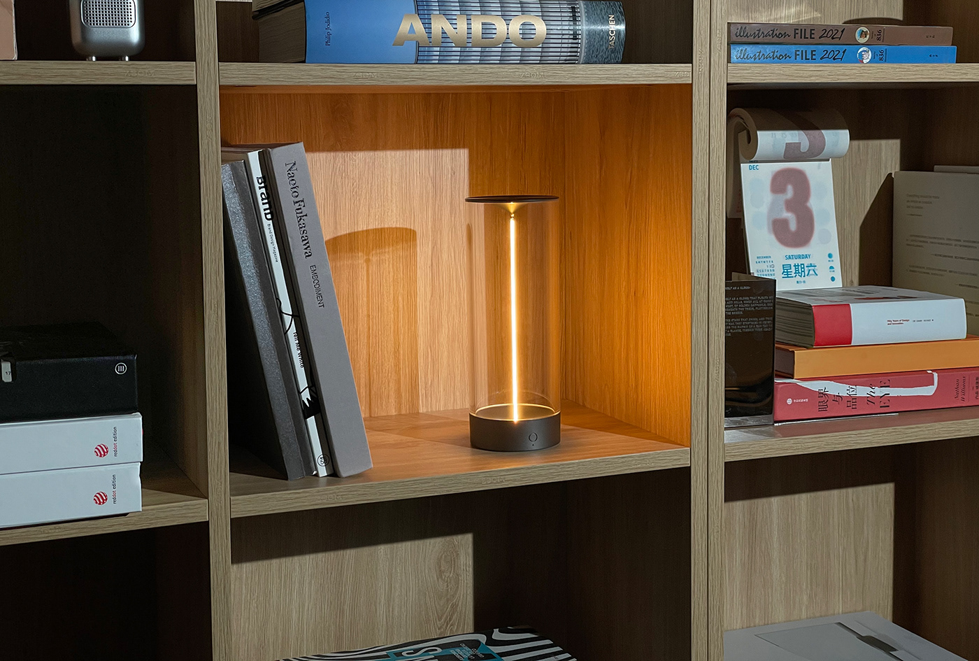 AL Light Design ambient light industrial design Lamp Linear Filament minimalist design product design simple cylinder atmosphere lamp