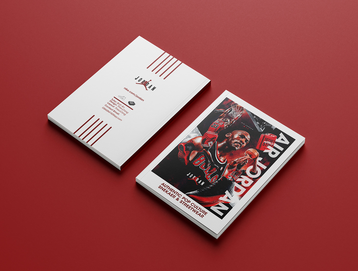 brochure calendar catalog catalogo Catalogue flyer InDesign jordan Jordans Nike