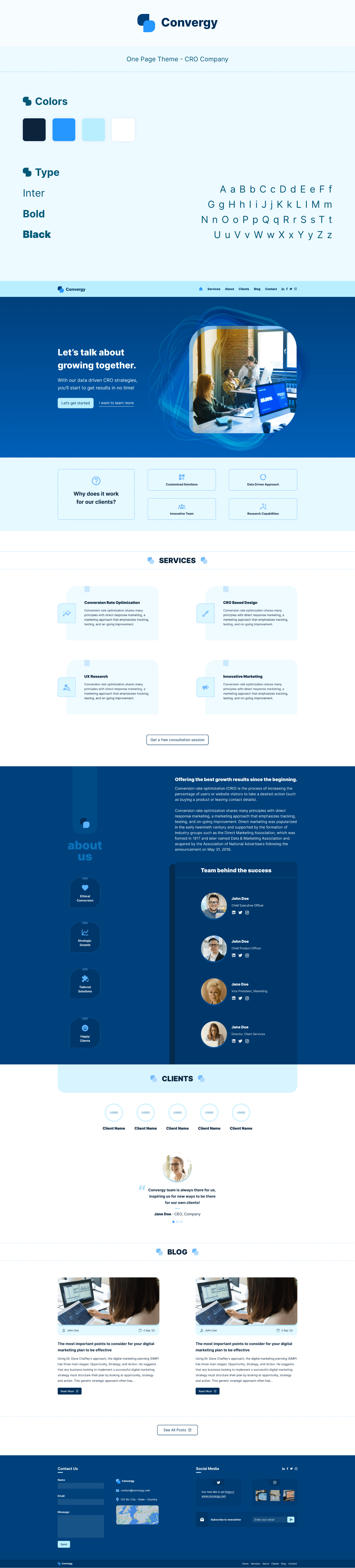 blue cro Figma landing page one page theme turquoise UI UI/UX Web Design  Adobe XD