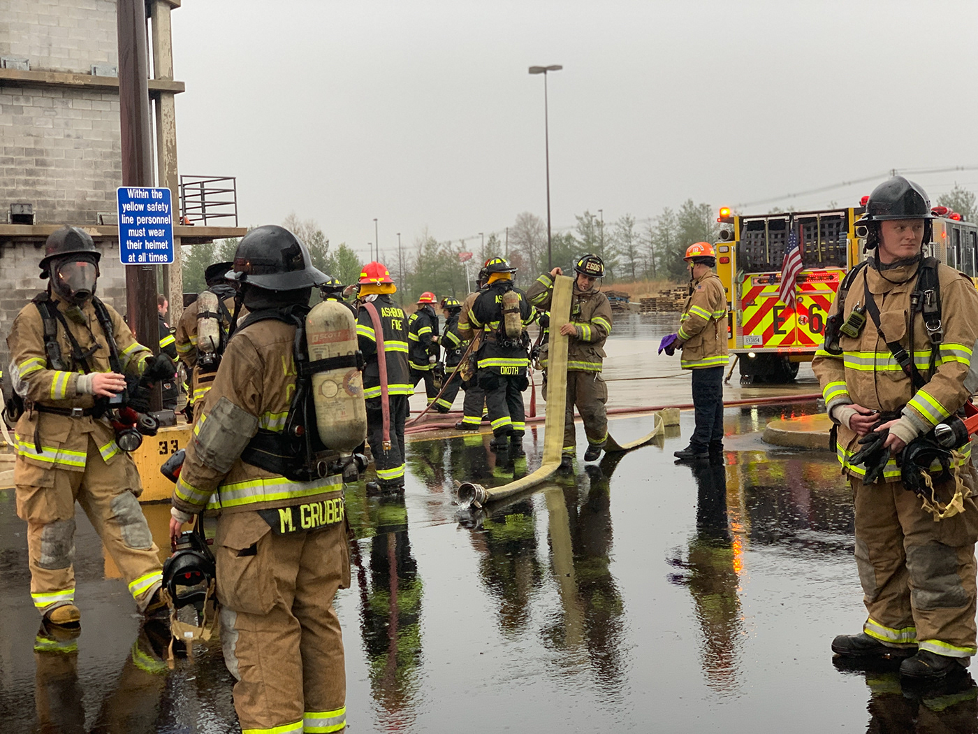 Firefighter fireman firefighting Firetruck rescue firefighters water firedepartment hose training center
