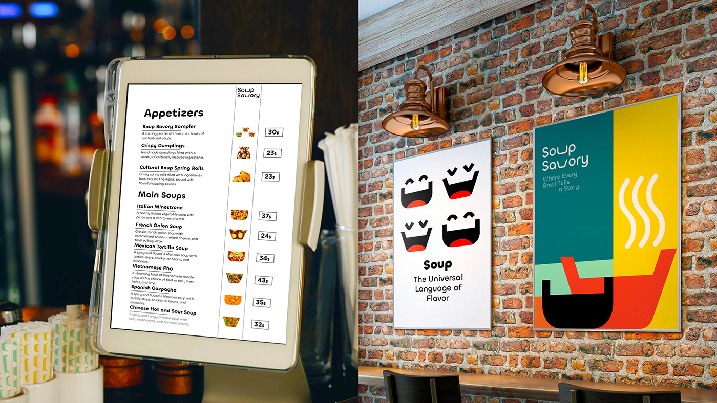 branding  restaurant Food  menu design logo identity