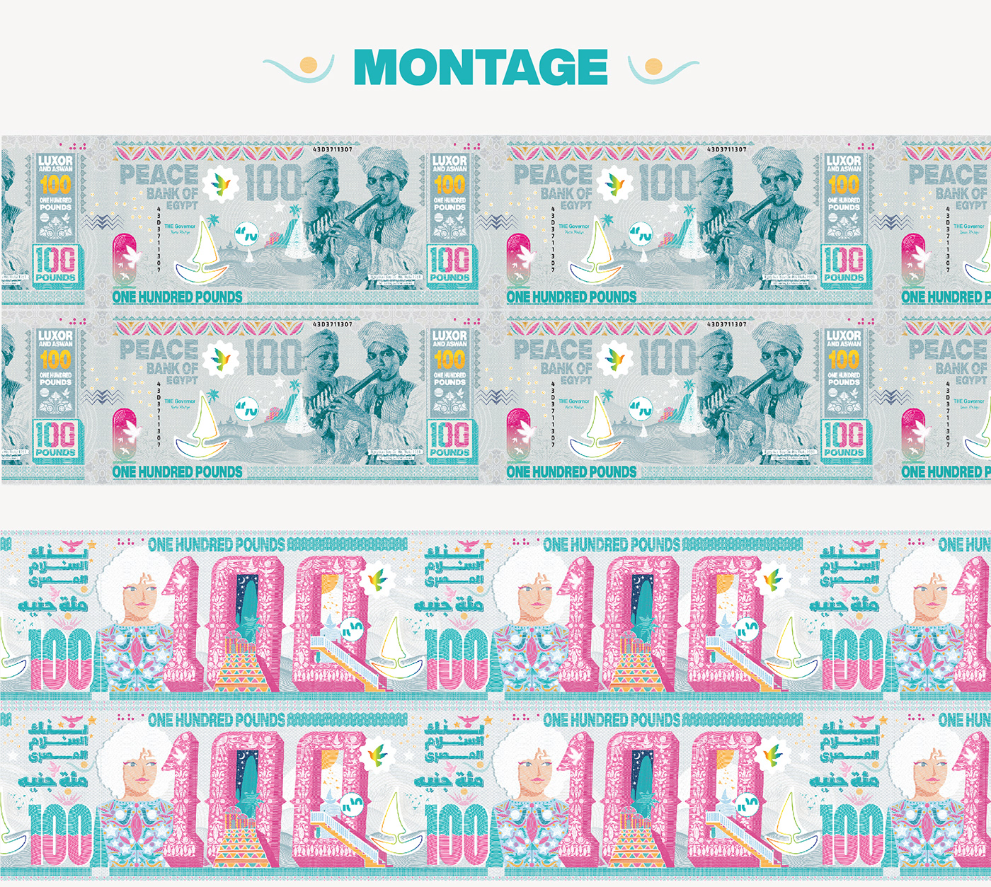 ILLUSTRATION  sketch Banknote pattern print identity engraving color visual identity 2д