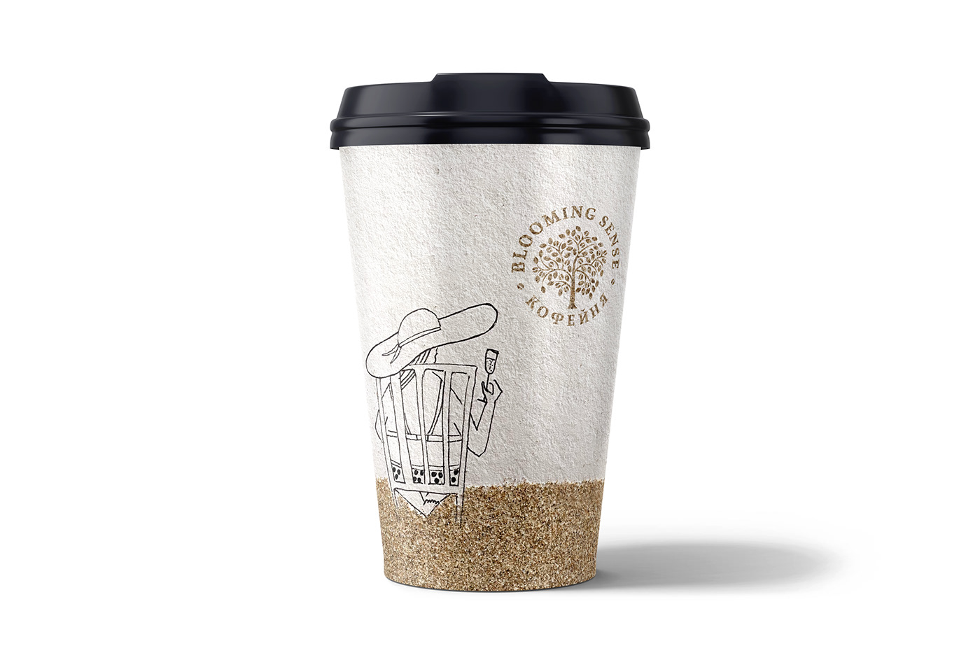 cafe Coffee coffee shop coffeecup cup design illustartor ILLUSTRATION  Packaging takeaway